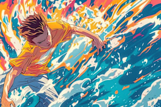 anime manga comic book illustration webtoon panels manga artist graphic novel
