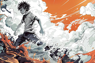 do anime manga comic book illustration manga artist webtoon cover art, manhwa