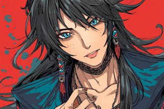 do anime manga comic book illustration manga artist webtoon cover art, manhwa