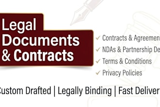 draft professional legal documents and agreements