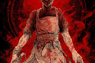 draw bloody horror illustration