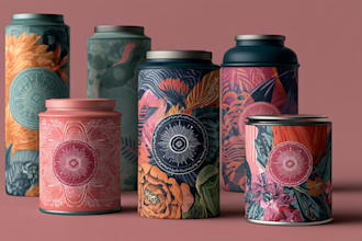 do product label design cosmetic packaging design box design