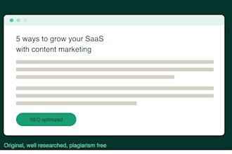 write technical blog articles and website copy that ranks