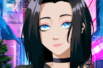 draw anime art and illustration for profile picture or pfp