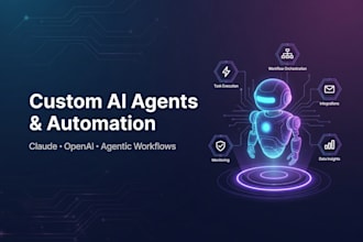 build a custom ai agent and agentic workflow with claude or openai