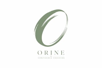 do orine confidence coaching mascot logo desing