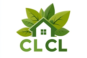 design lawn care and landscaping logo
