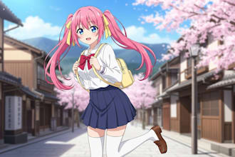 do a anime character