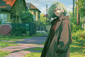 draw beautiful anime illustration