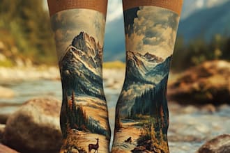 design custom and unique socks design