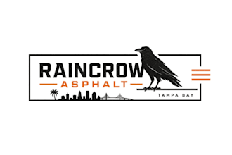 do make awesome style raincrow asphalt mascot logo design
