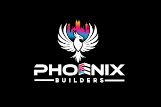 do make new style phoenix builders vintage logo design