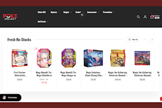 design trading card shopify store pokemon card shopify store card game website