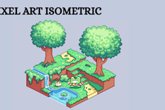 do isometric pixel art character retro pixel art  godot assets isometric tileset