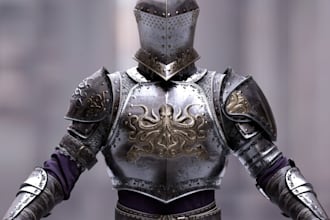 3d cosplay creation, 3d wearable dark knight, printable cosplay, props prints
