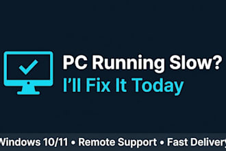 fix your windows PC problems, speed up and optimize your computer