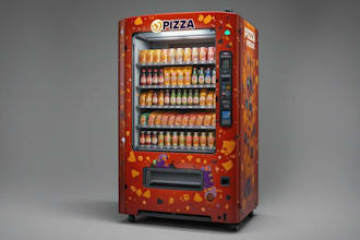 design a pizza vending machine