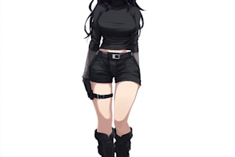 design character sheet or reference sheet for your character