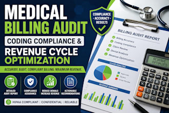 audit medical billing, coding compliance, and optimize revenue cycle management