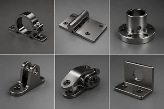 create detailed hard surface mechanical 3d models