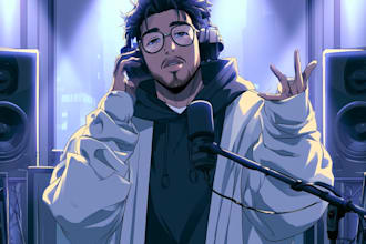 draw cartoon or anime for ep, single and album cover