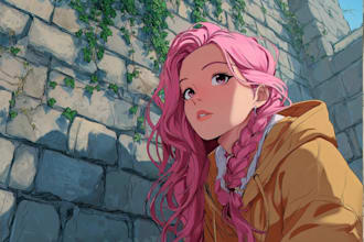 illustrate a professional custom anime oc portrait art for you
