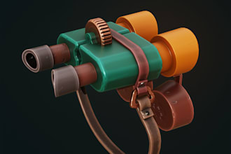 create stylised assets and props game ready
