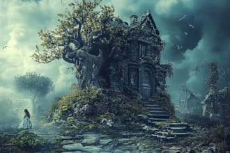 do photo manipulation, compositing