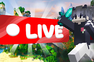 make a youtube minecraft thumbnail