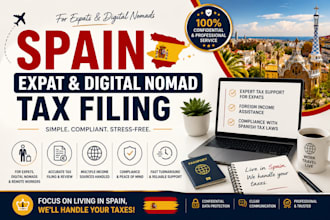do expats and digital nomads file taxes in spain