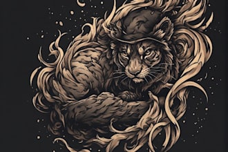 design a modern and minimalist tattoo design tattoo