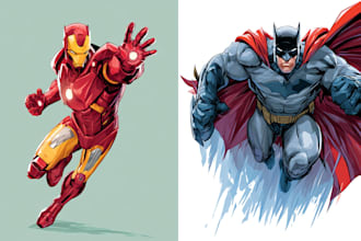 do a superhero comic
