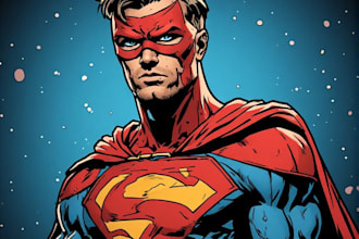 do a superhero comic