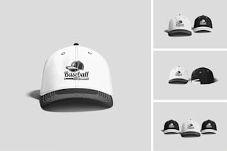 design a modern baseball logo for sports brands