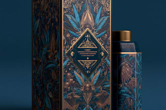 design product packaging, label, box and tube