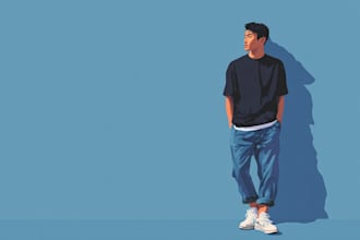 draw flat vector character art illustration