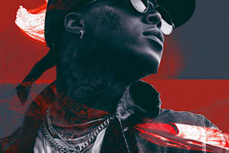 design your trendy mixtape cover or album cover