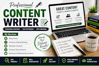 write 100 percent human SEO friendly blog articles