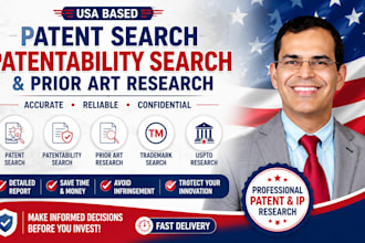do patent search, patentability search, and prior art research