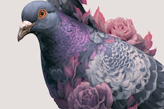draw pet portrait in tattoo style like dog, cat and animals