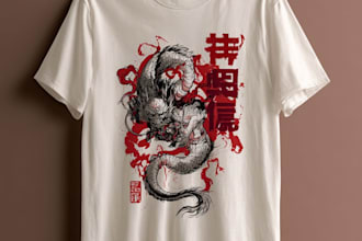 make japanese t shirt design