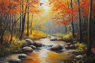 landscape oil painting art