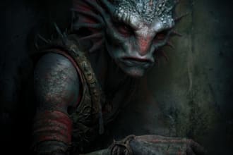 paint your dark fantasy creature