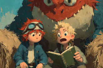 create a custom illustrated cover for your childrens story