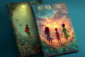 children book cover and children book illustrations