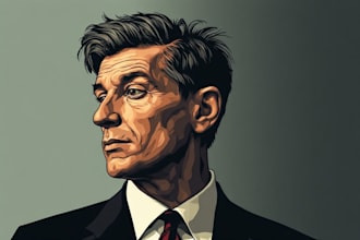 make a awesome hedcut wsj style portrait from a photo for you