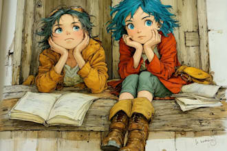 childrens book cover  illustration bundle