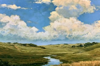 concept art, fantasy landscape character illustration