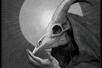 draw dark art animal illustration