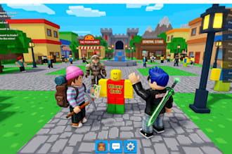 develop roblox game, roblox script, full roblox game creation, animation, maps